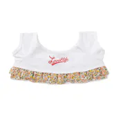 レーススカート付きロゴTシャツ