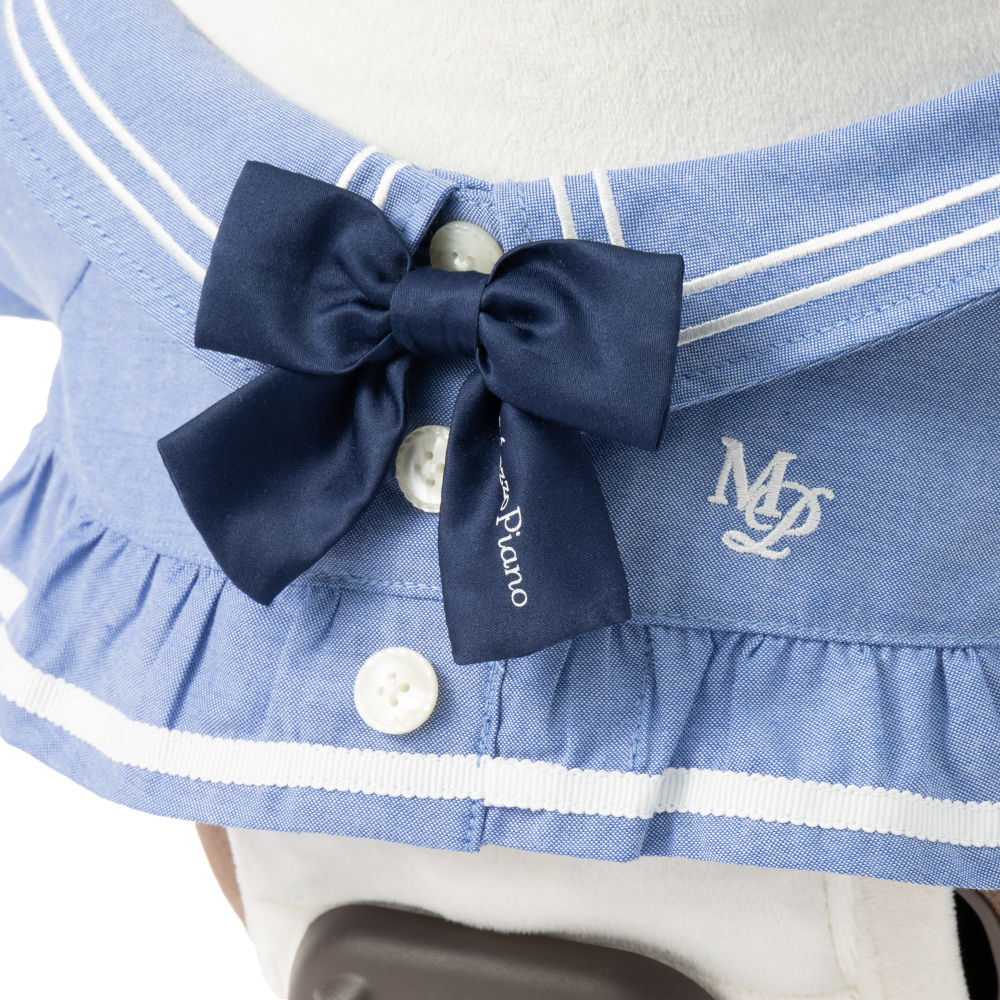 mezzo piano junior×LOVOT セーラーワンピース mezzo piano junior×LOVOT セーラーワンピース(オフホワイト