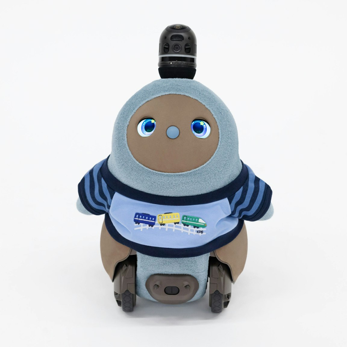 KP BOY × LOVOT 電車モチーフ付きプルオーバー(ブルー)