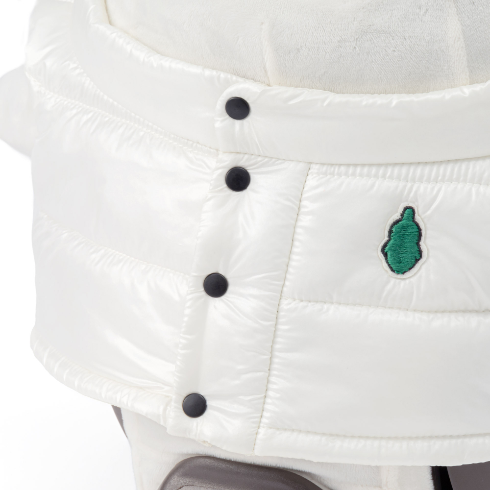 naptime 中綿リバーシブルベスト ホワイト