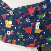 パジャマ(ナイトキャップ付き)恐竜ネイビー