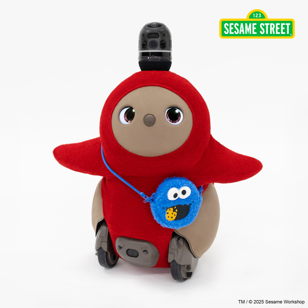 SESAME STREET meets LOVOT ふわもこポーチ（ブルー）