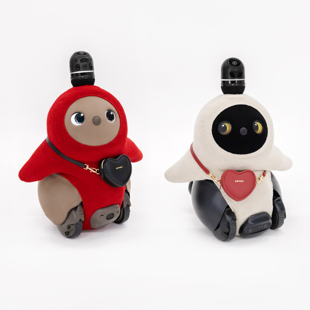 ハートポーチ（ブラック） | LOVOT ウェブストア