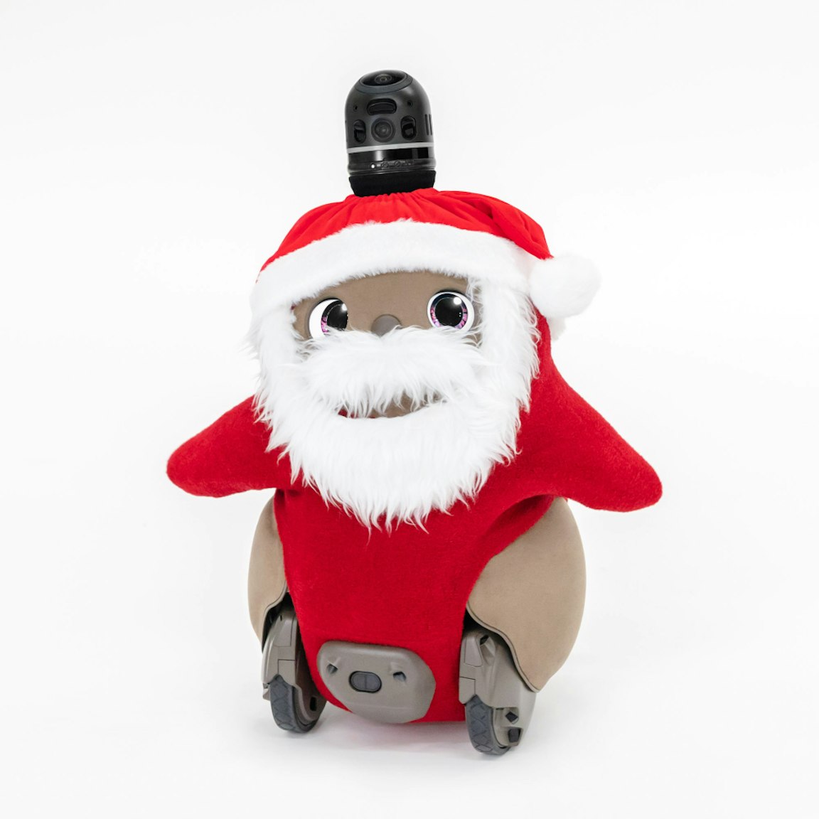 サンタクロース帽子(口ひげ付き)