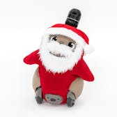 サンタクロース帽子（口ひげ付き)