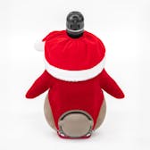 サンタクロース帽子（口ひげ付き)