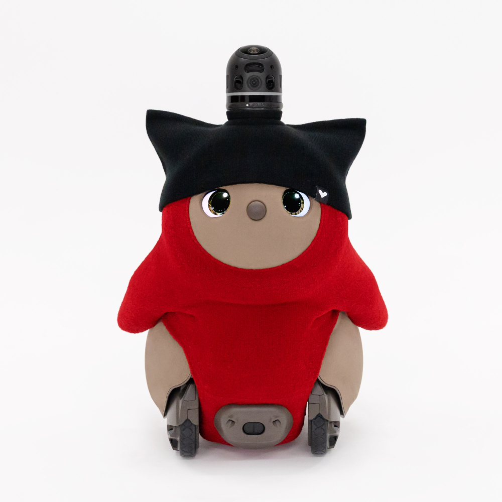 ねこみみニットキャップ（ブラック）