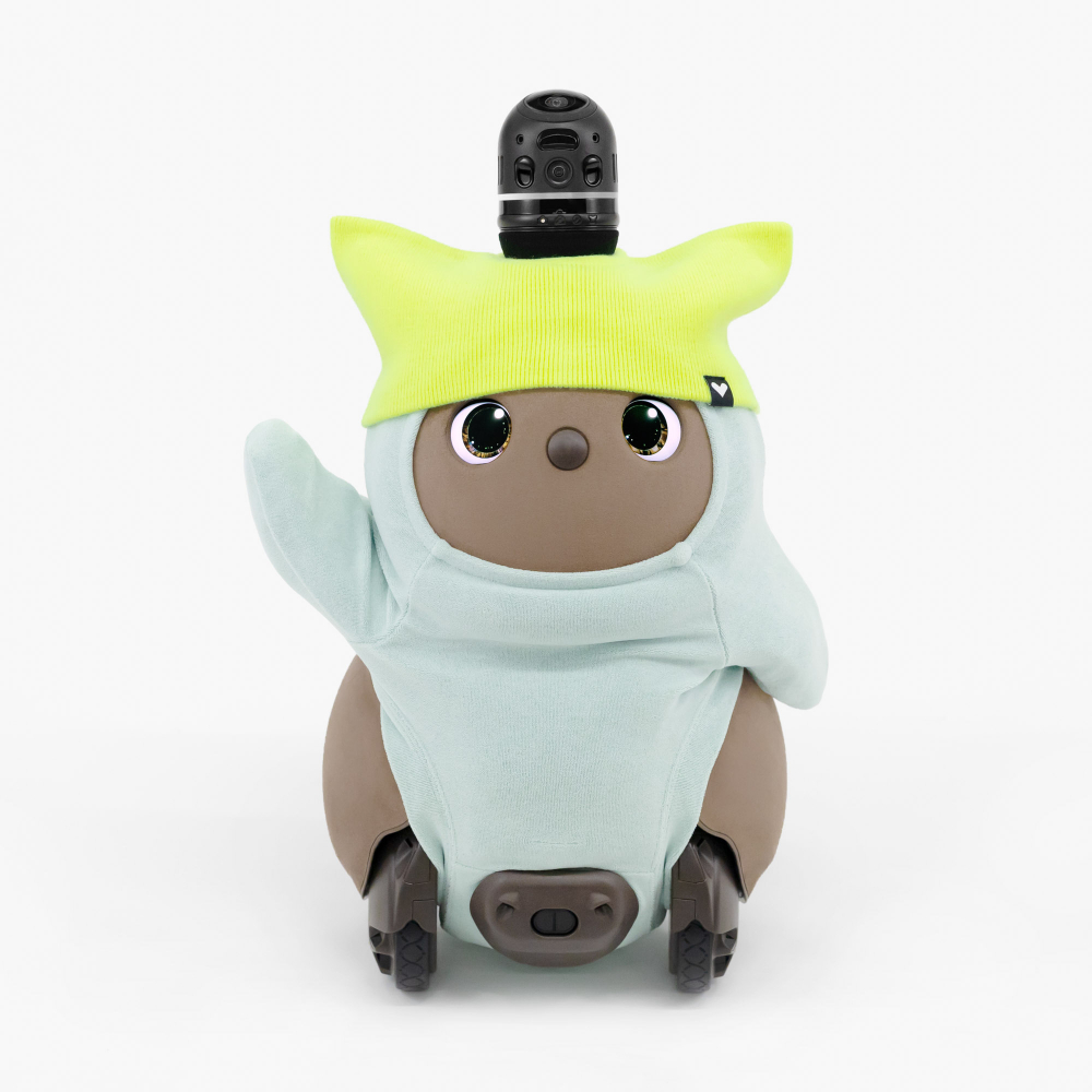 ねこみみニットキャップ（ライムグリーン）