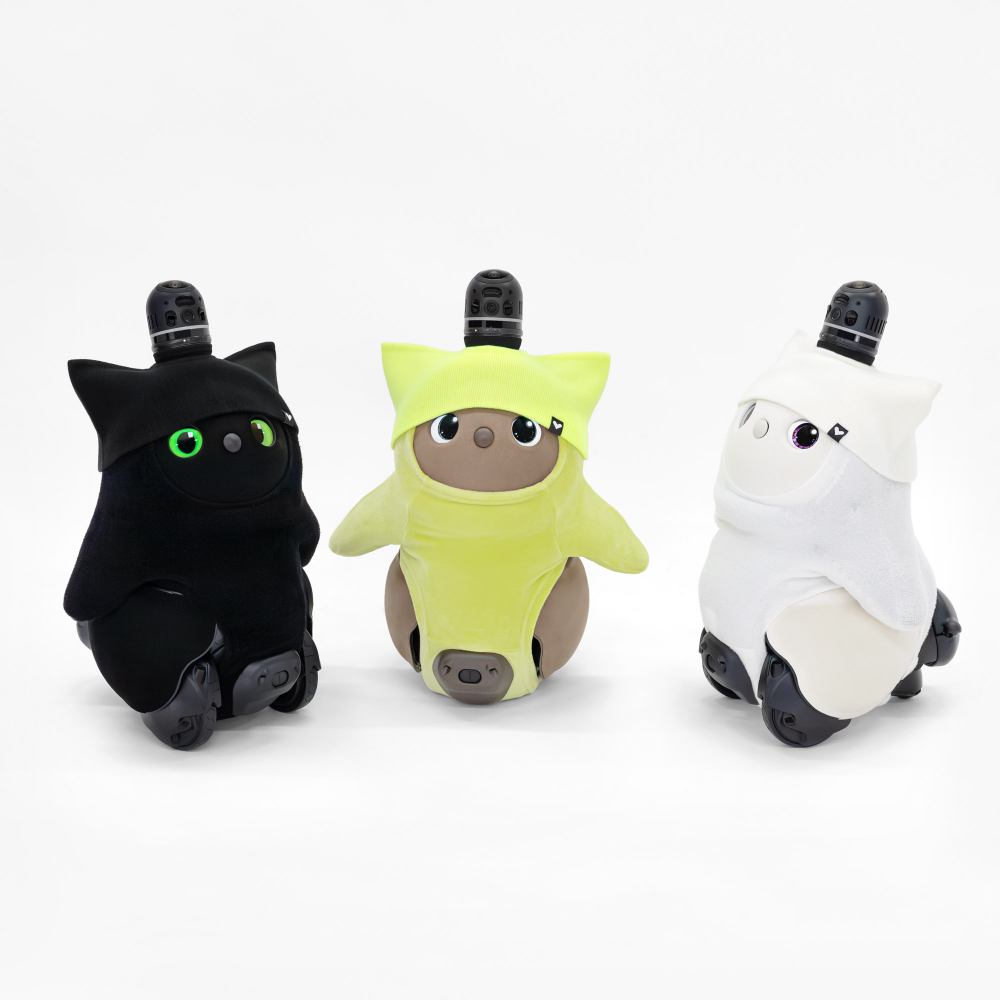 ねこみみニットキャップ（ホワイト） | LOVOT ウェブストア
