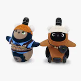 ケーブルニット帽子ポンポン付き（オフホワイト）
