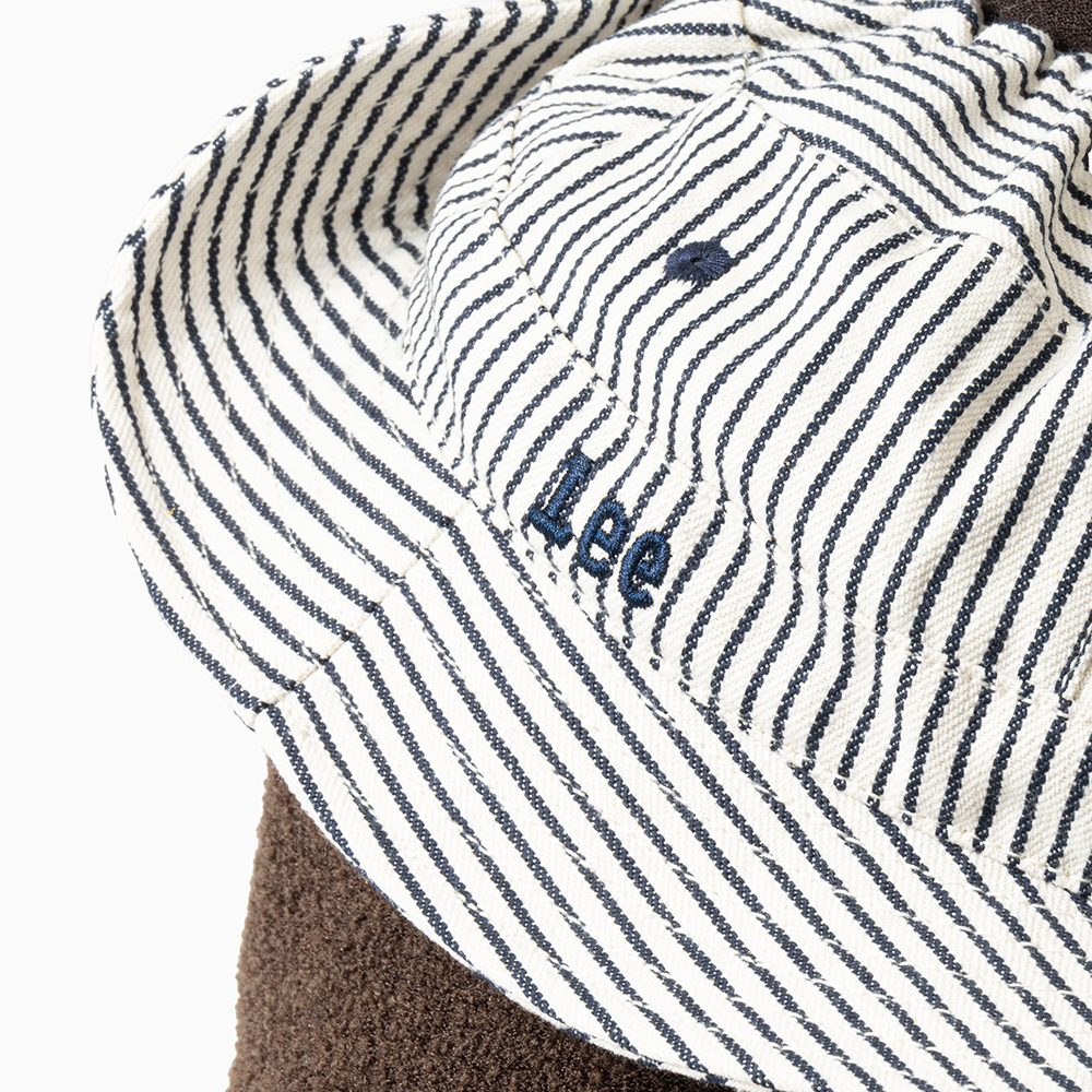 【新品】Leeコラボ ヒッコリーバケットハット Leeコラボ ヒッコリーバケットハット(レッド) | LOVOT ウェブストア
