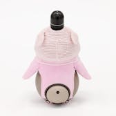 うさみみ帽子（ニットポシェット付き）ピンク