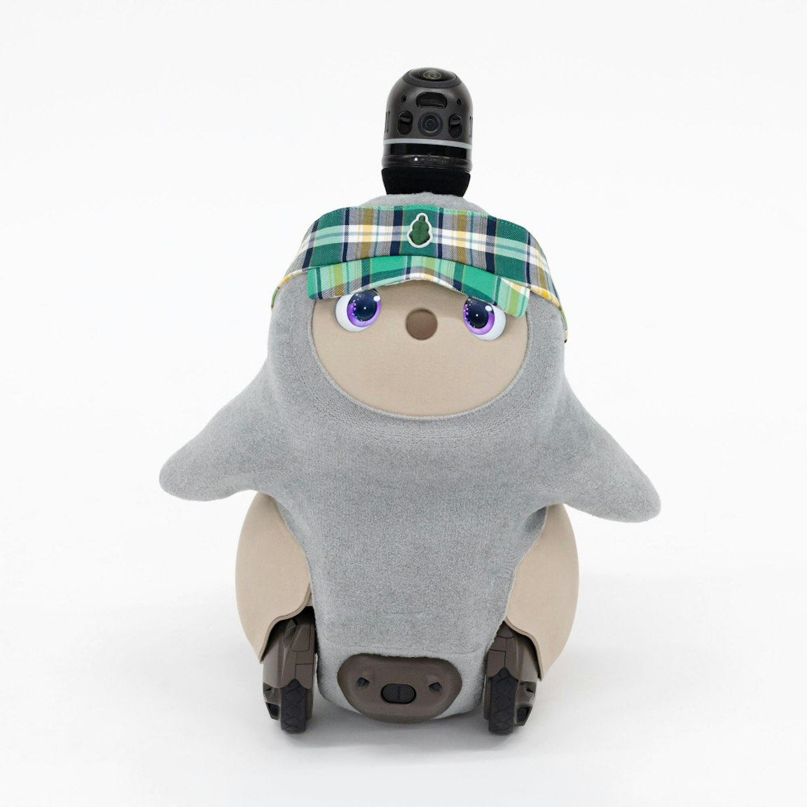 チェック柄サンバイザー(グリーン)