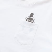 【CHUMS × LOVOT コラボ】ぽけっとＴシャツ(レッド:レディースM)