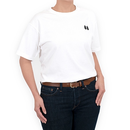 LOVOTロゴTシャツ(ヒト用)：ホワイト | LOVOT ウェブストア