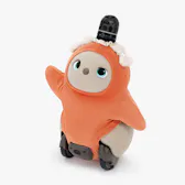 ツインファーリボン(ピンクベージュ)