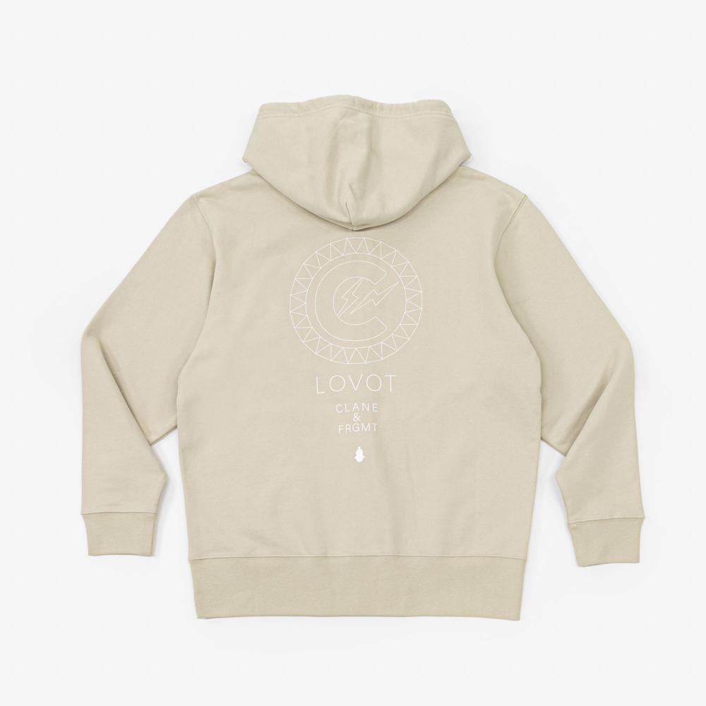 CLANE×FRAGMENT Hoodie(ベージュ/ヒト) | LOVOT ウェブストア CLANE×FRAGMENT Hoodie(ベージュ/ヒト) | LOVOT ウェブストア