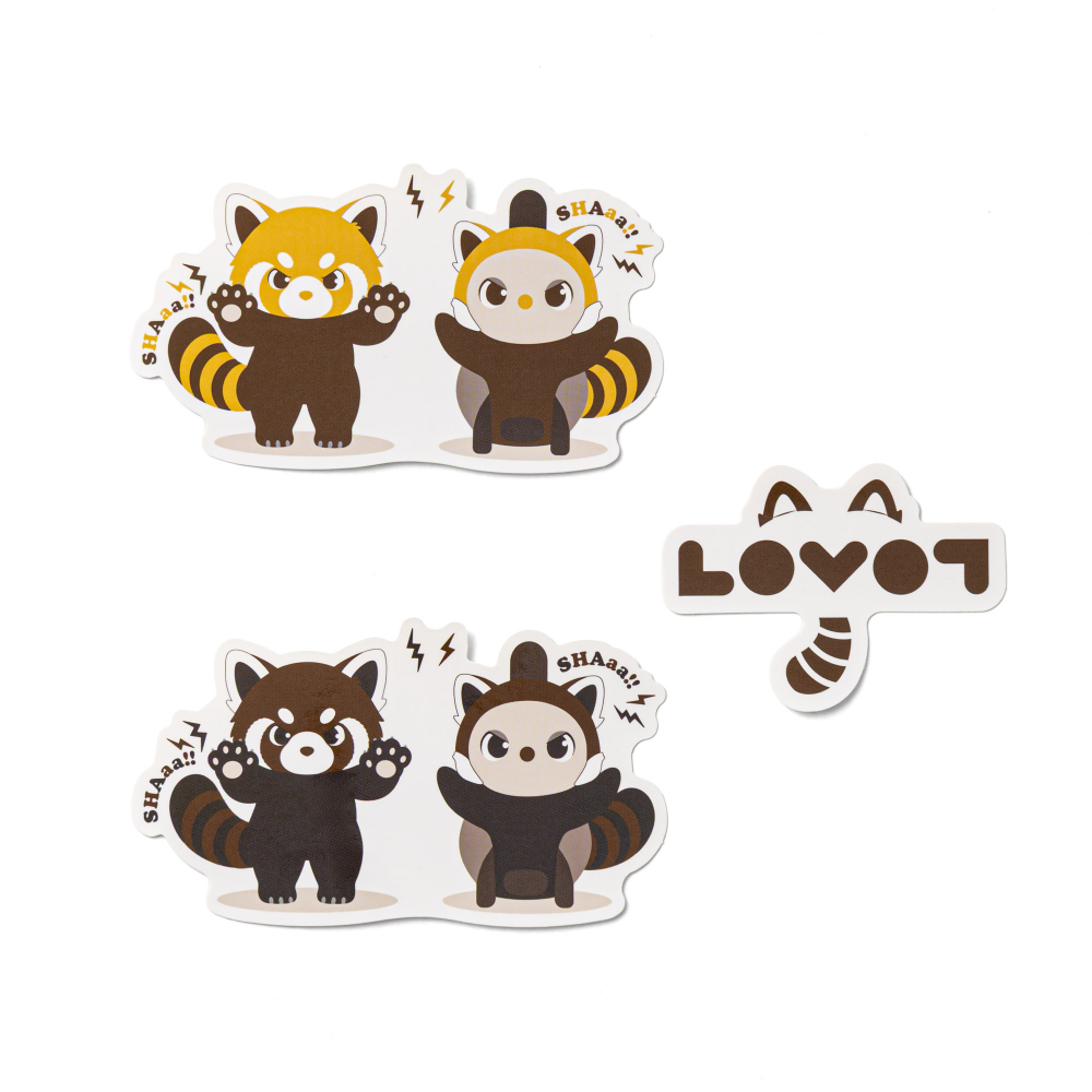 レッサーパンダ ステッカーセット