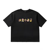 LOVOT 絵文字Tシャツ（ヒト用）ブラックM