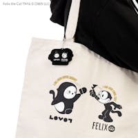 FELIX THE CAT × LOVOT イラスト入りトートバッグ(ナチュラル)