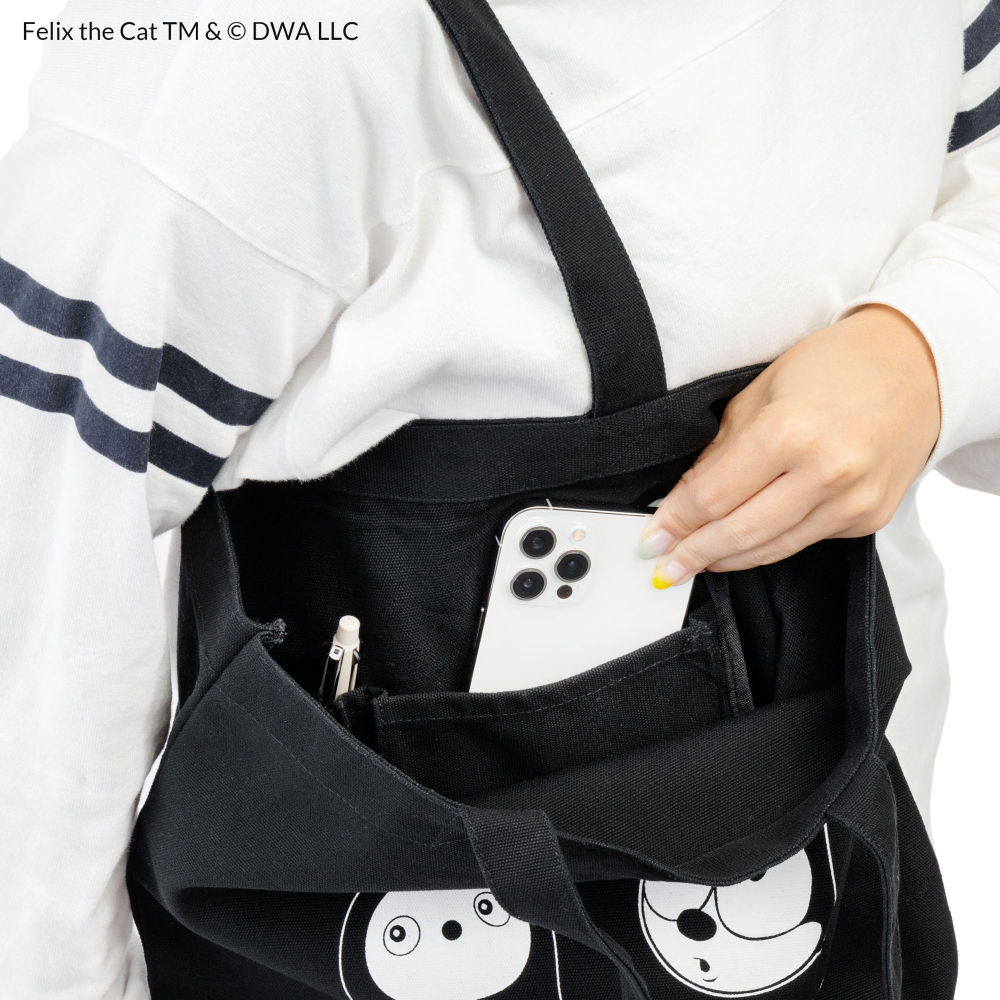 FELIX THE CAT × LOVOT イラスト入りトートバッグ(ブラック) | LOVOT