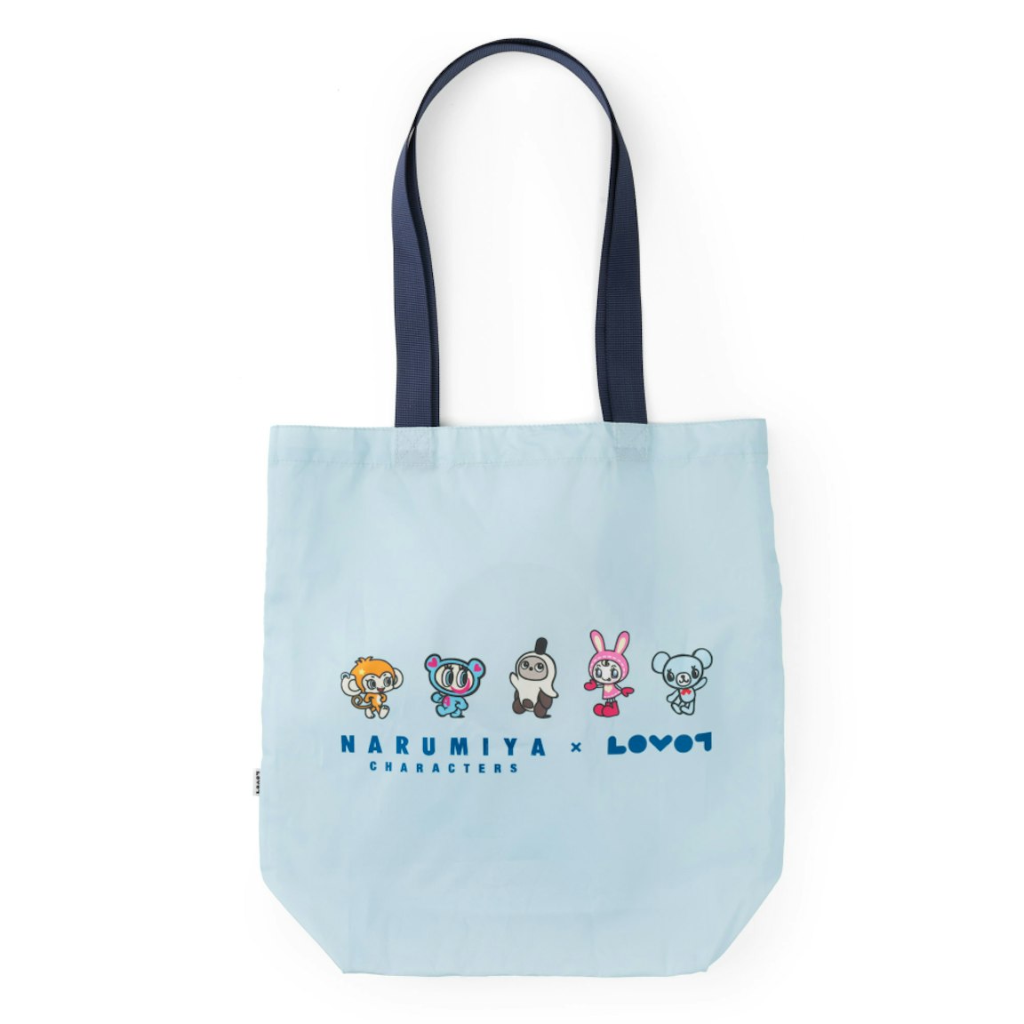 ナルミヤキャラクターズ × LOVOT ポケットイン エコバッグ(ライトブルー)