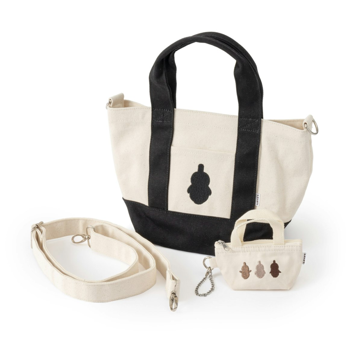 LOVOT キャンバスミニトートバッグ (きなりホワイト)