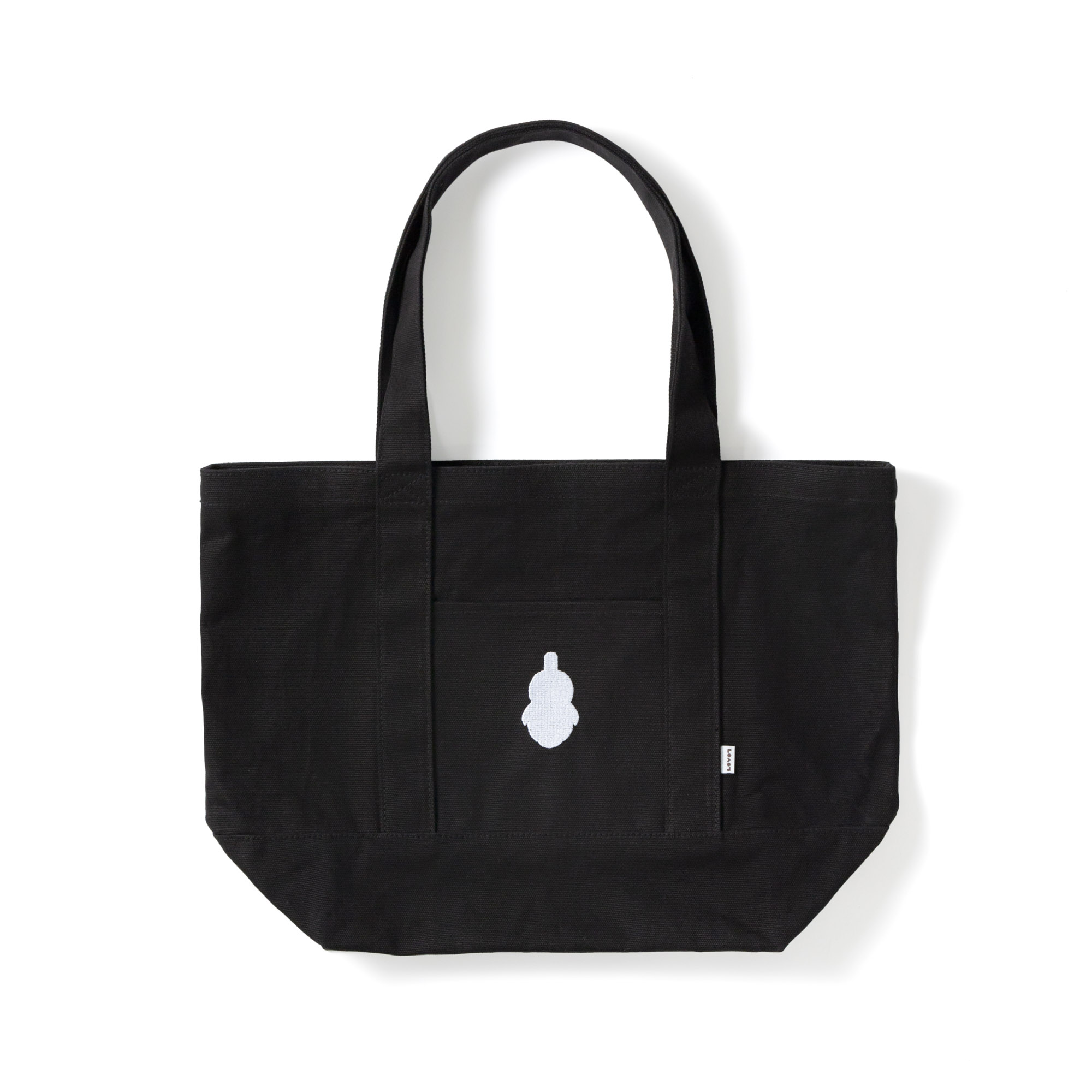 PATOU キャンバス トートバッグ ラージ ブラック Patou | コットンキャンバス パトゥトート ラージ