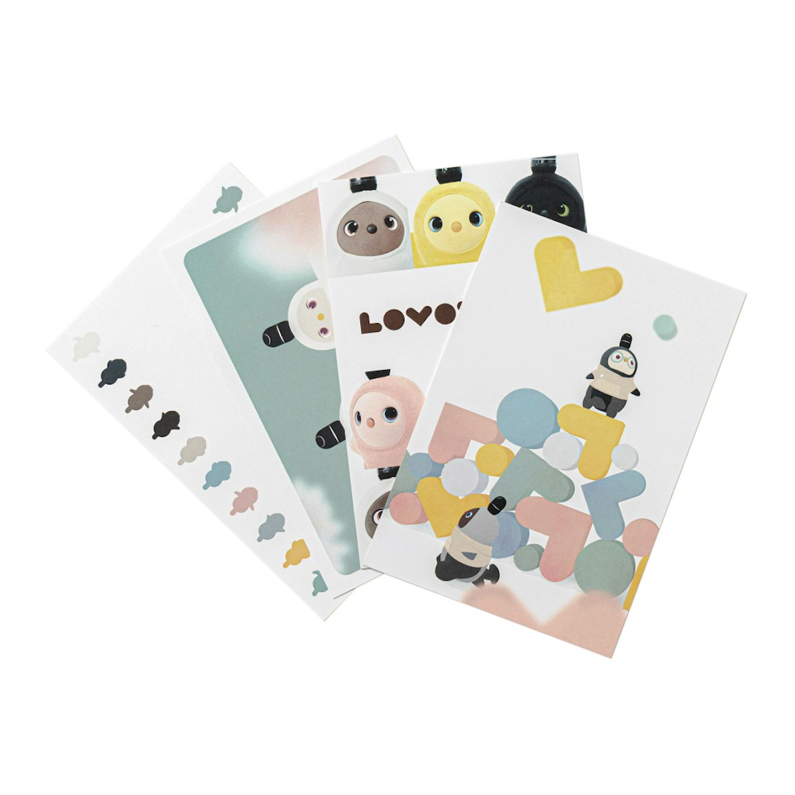 LOVOT ポストカード(4枚セット)