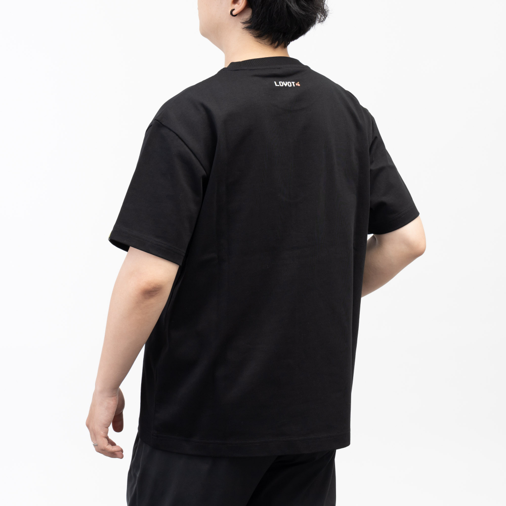 PAC-MAN×LOVOT プリントTシャツ（サイズ M） | LOVOT ウェブストア