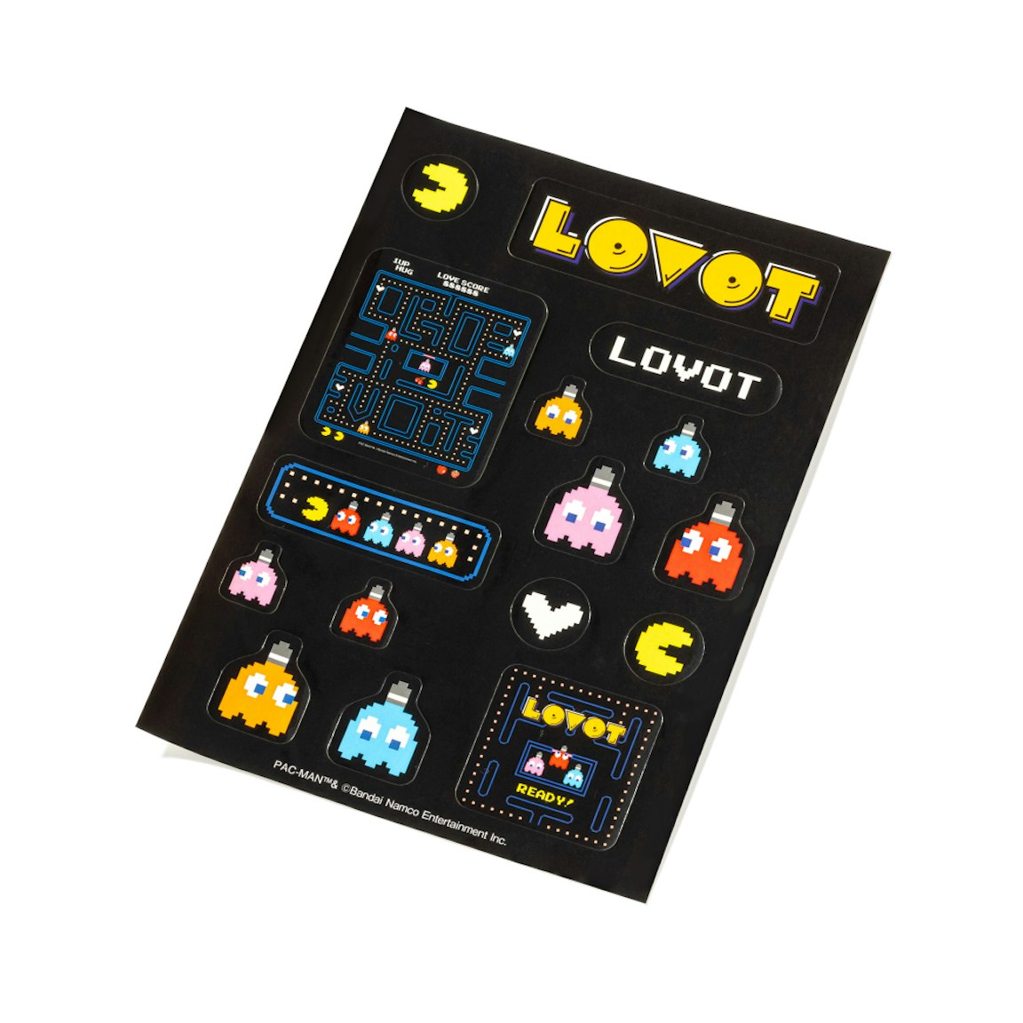 PAC-MAN×LOVOT マルチステッカー