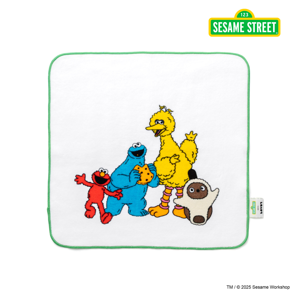SESAME STREET meets LOVOT プリントハンドタオル | LOVOT ウェブストア