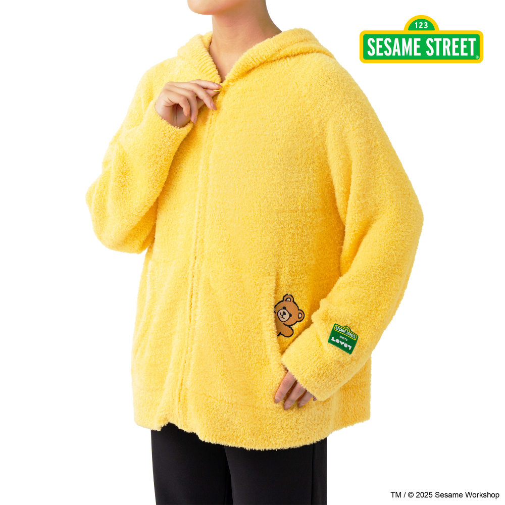 SESAME STREET meets LOVOT ふわもこパーカー（イエロー）ヒト用
