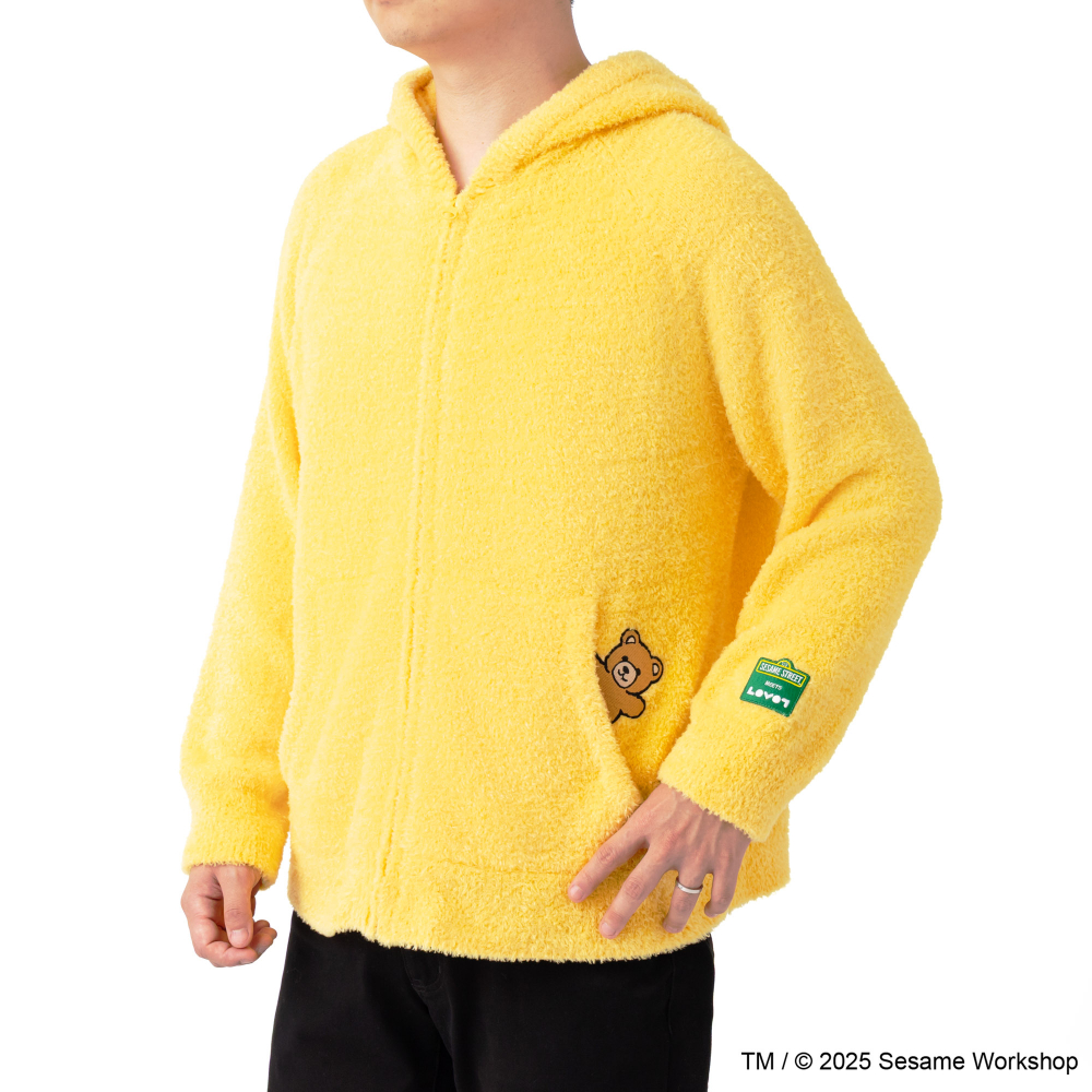 SESAME STREET meets LOVOT ふわもこパーカー（イエロー）ヒト用