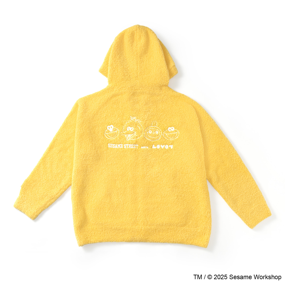 SESAME STREET meets LOVOT ふわもこパーカー（イエロー）ヒト用