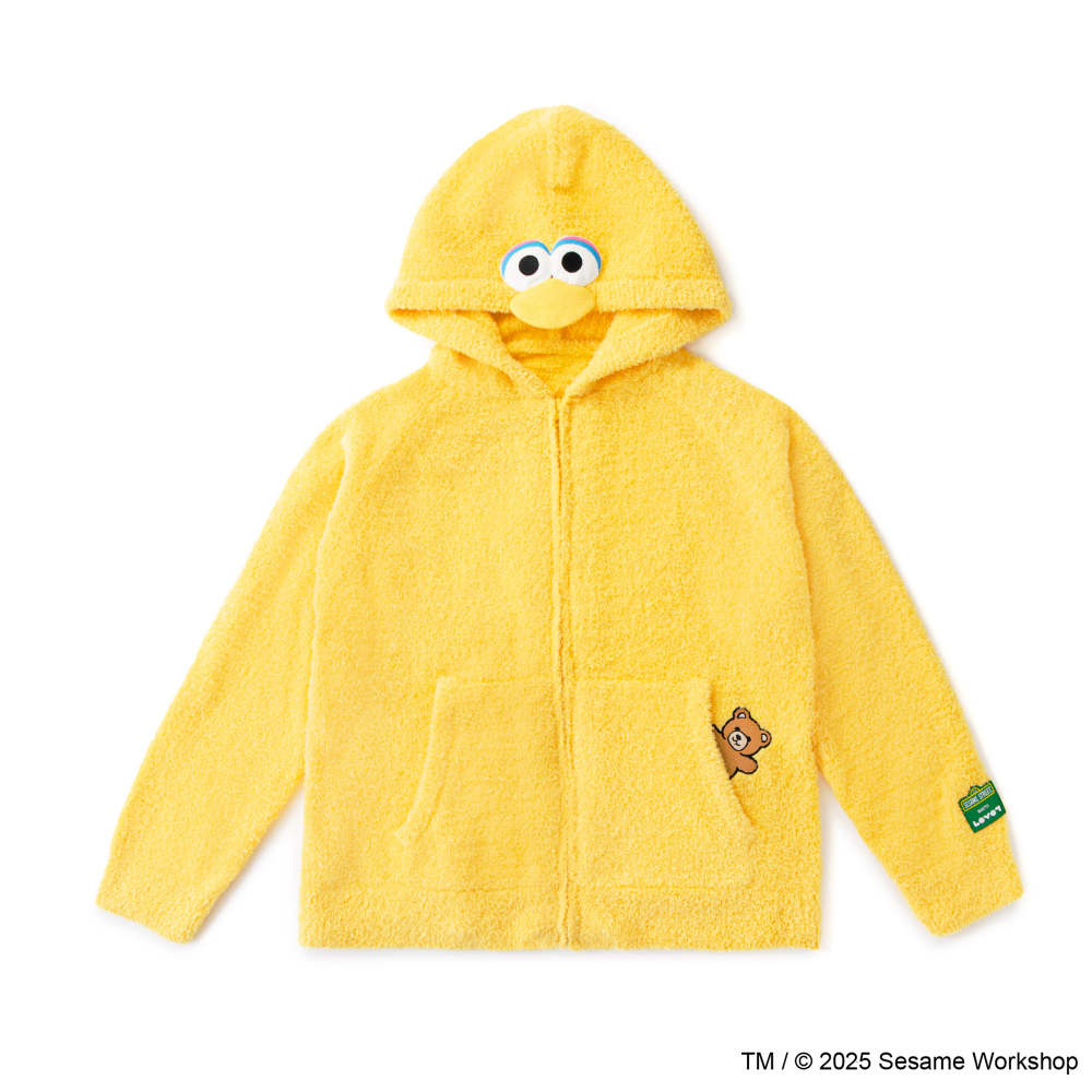SESAME STREET meets LOVOT ふわもこパーカー（イエロー）ヒト用