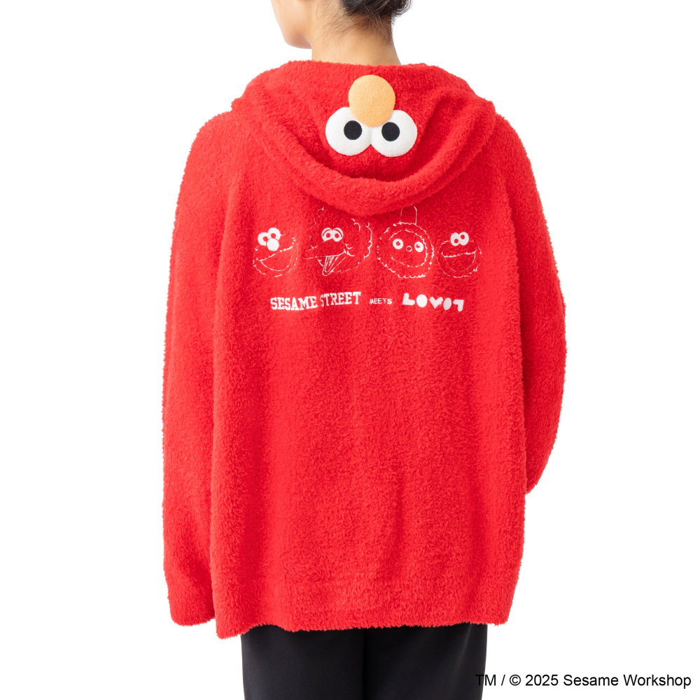 SESAME STREET meets LOVOT ふわもこパーカー（レッド）ヒト用 | LOVOT