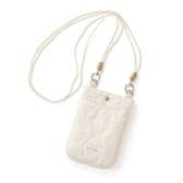 LOVOT キルティングモバイルショルダー(きなりホワイト)