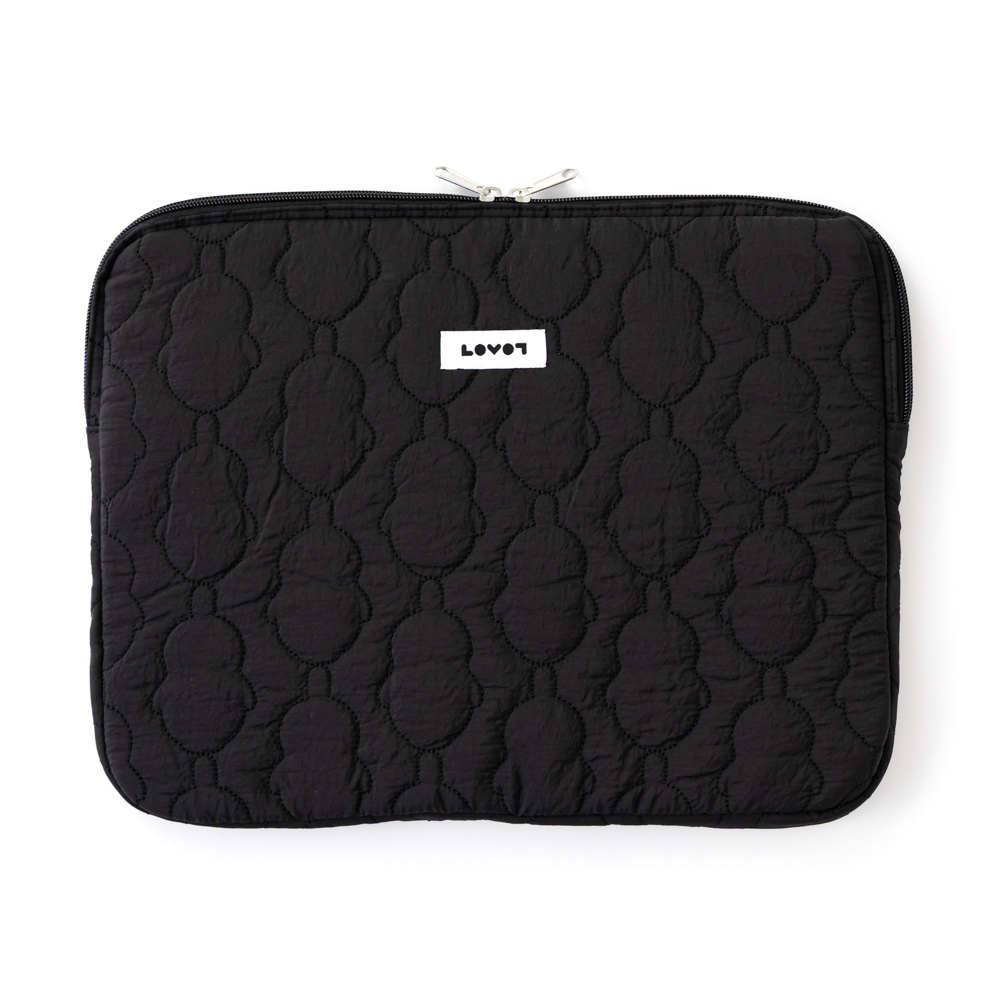 LOVOT キルティングPCケース（ブラック）