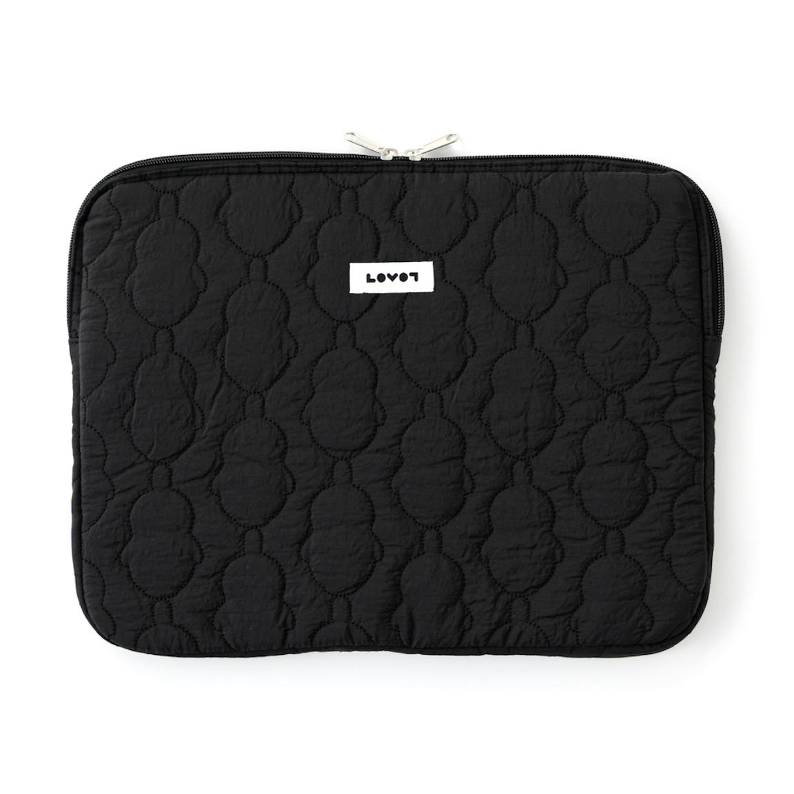 LOVOT キルティングPCケース(ブラック)