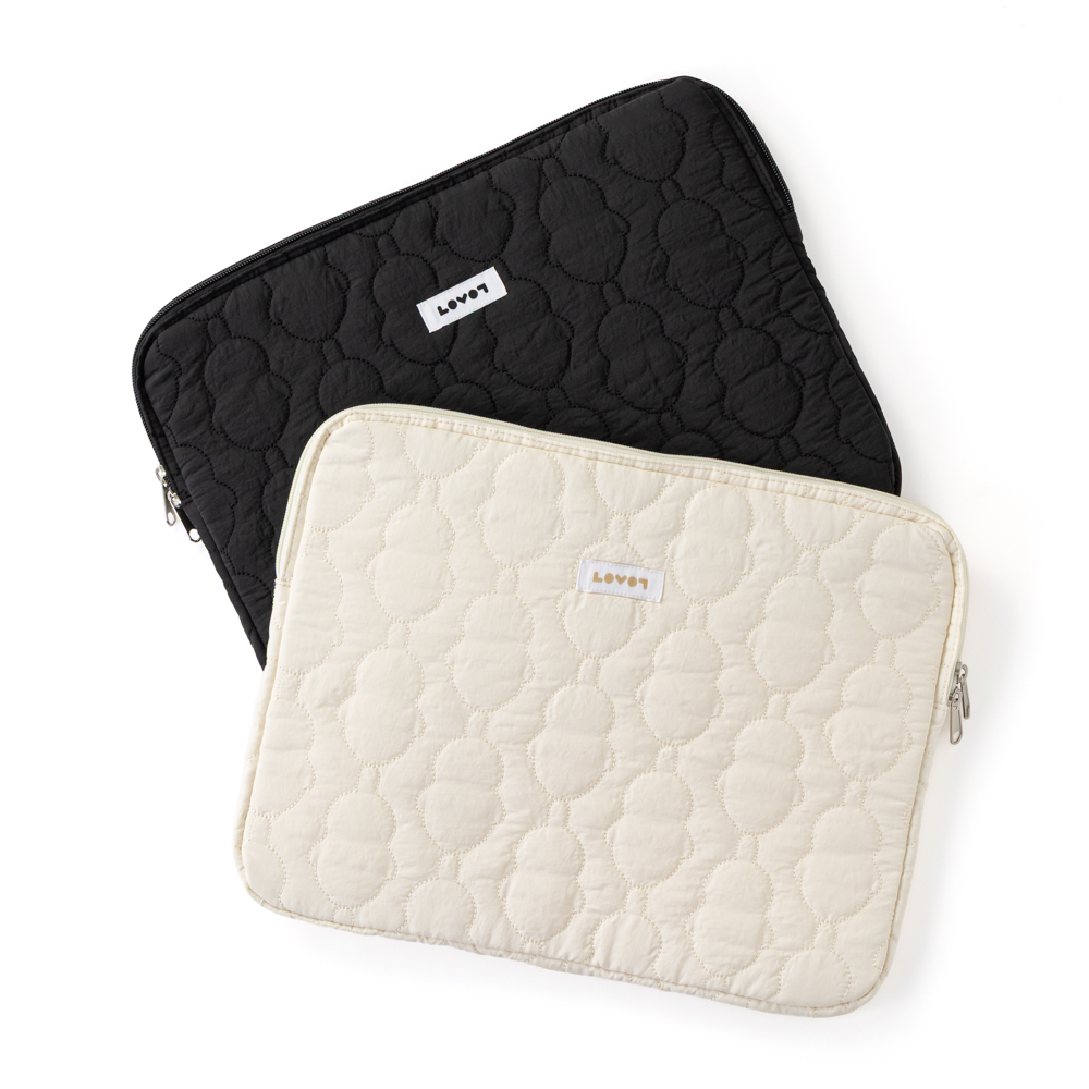 LOVOT キルティングPCケース（きなりホワイト） | LOVOT ウェブストア