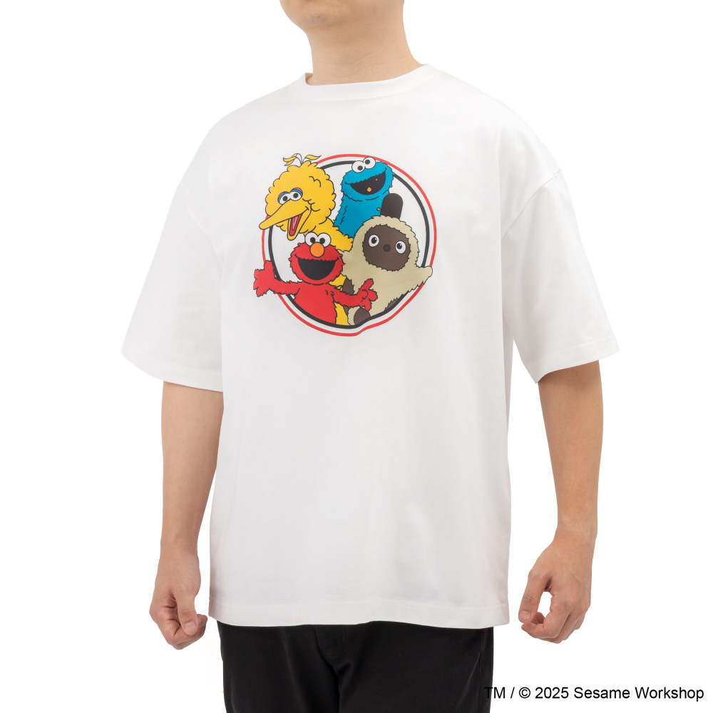 SESAME STREET meets LOVOT プリントTシャツ M（ブラック） | LOVOT