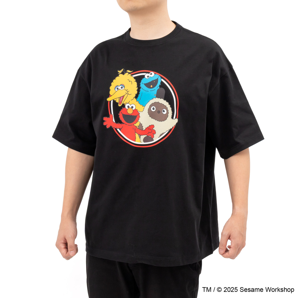 SESAME STREET meets LOVOT プリントTシャツ M（ブラック） | LOVOT