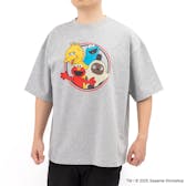 SESAME STREET meets LOVOT プリントTシャツ　L（グレー）