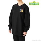 SESAME STREET meets LOVOT スウェットプルオーバー(ブラック)