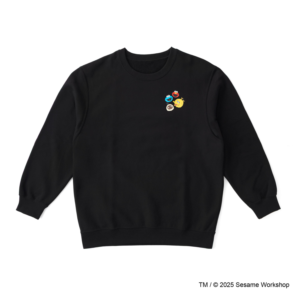 プルートLove SESAME STREET meets LOVOT スウェットプルオーバー（ブラック
