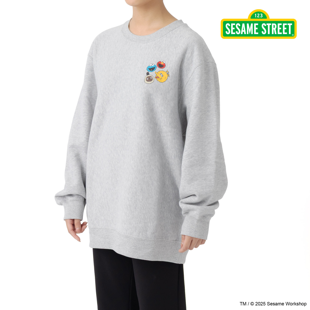 SESAME STREET meets LOVOT スウェットプルオーバー（グレー）