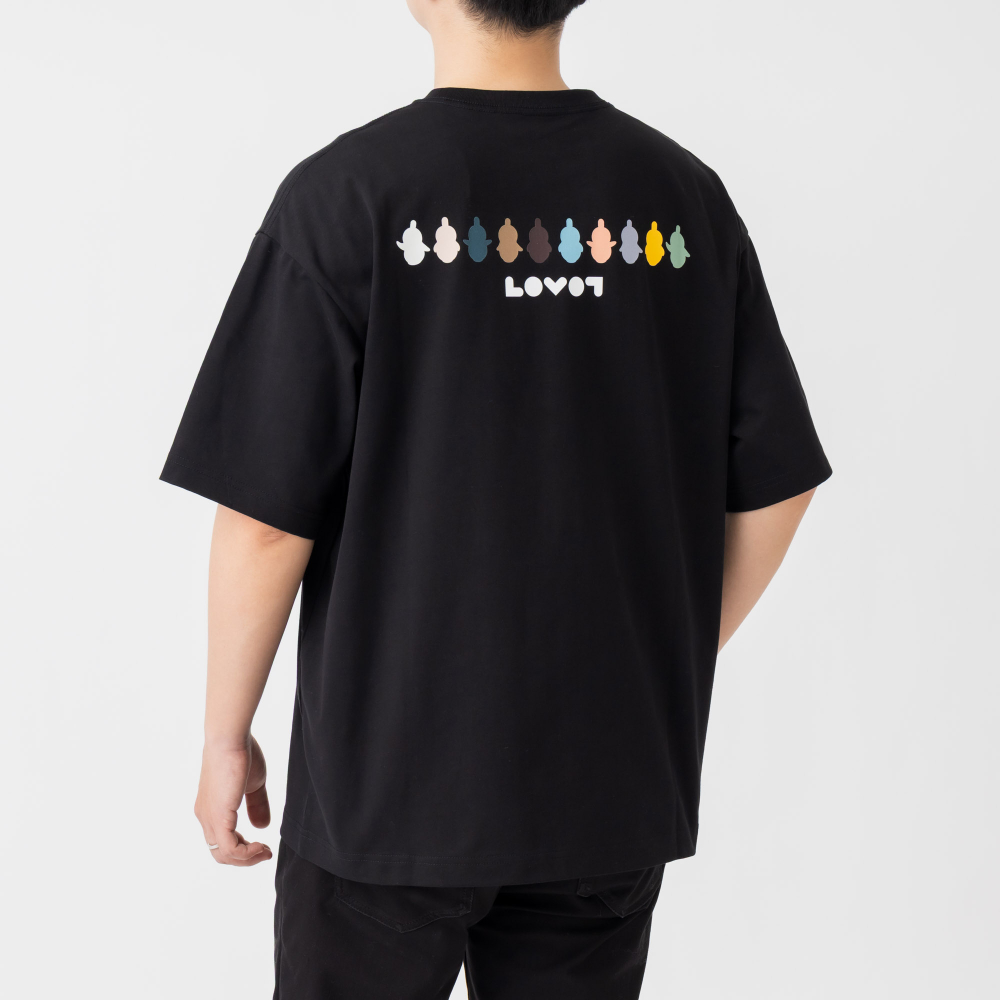 GROOVE X10周年記念Tシャツ（ブラック：サイズM） | LOVOT ウェブストア