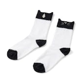 ねこみみルームソックス シャム猫（ホワイト）